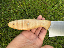 Load image into Gallery viewer, 8"Chef_Curly Koa wood handle (White Koa)