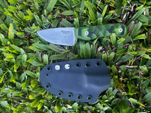 Load image into Gallery viewer, EDC Skinner_G10 handlev (Textured grip-Green & Black)