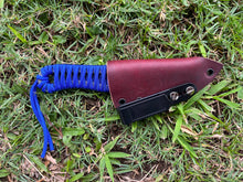 Load image into Gallery viewer, EDC Skinner Lite with Blue Paracord
