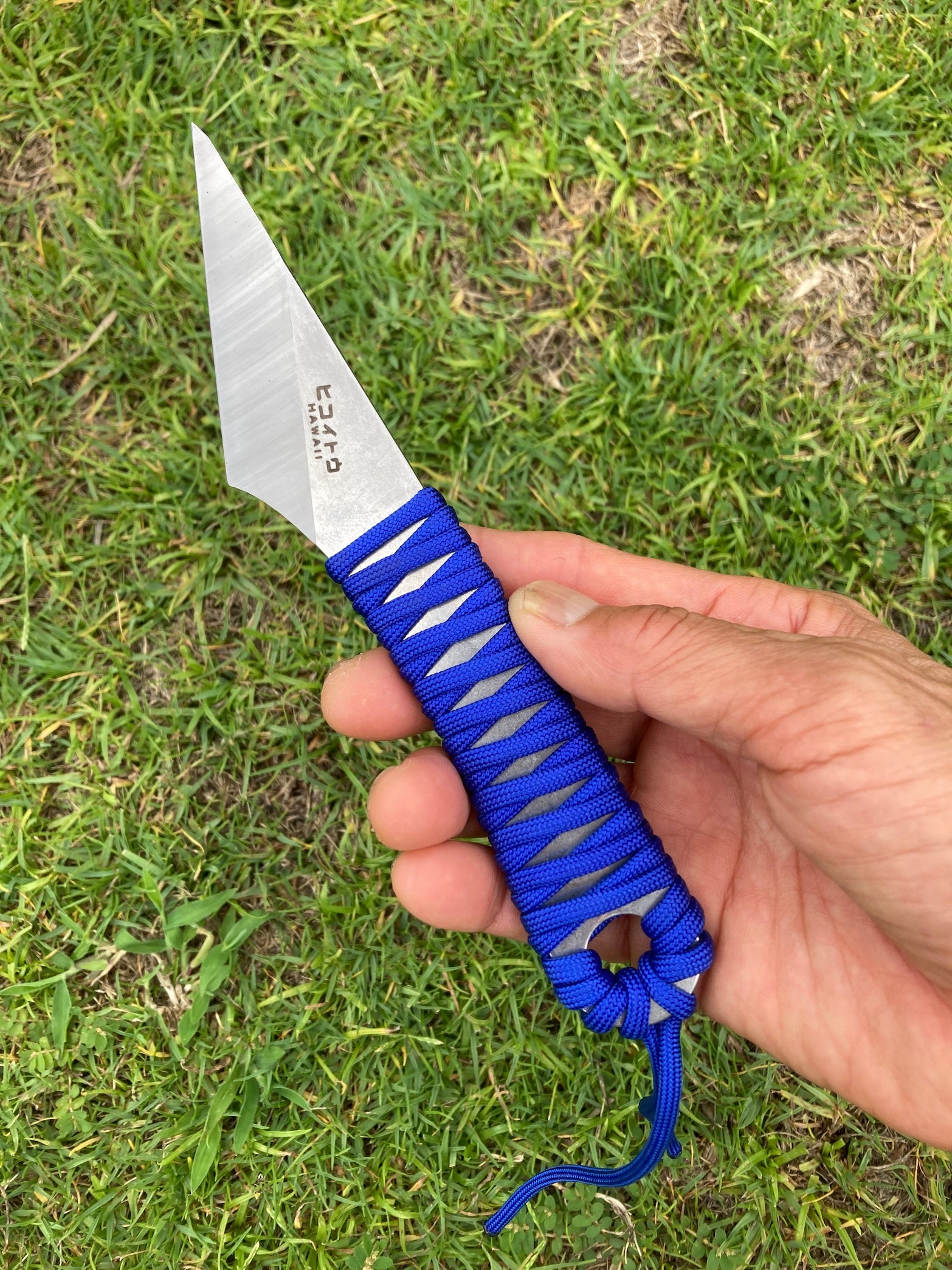 Kiridashi With Blue Paracord HIKO ITO kiridashi-with-blue-paracord-hiko-ito