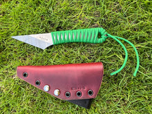 Load image into Gallery viewer, Kiridashi with Green Paracord