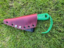 Load image into Gallery viewer, Kiridashi with Green Paracord