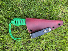 Load image into Gallery viewer, Kiridashi with Green Paracord