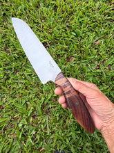 Load image into Gallery viewer, Santoku_Curly Koa wood handle