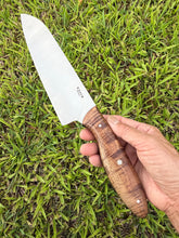 Load image into Gallery viewer, Santoku_Curly Koa wood handle