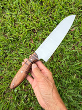 Load image into Gallery viewer, Santoku_Curly Koa wood handle