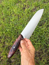 Load image into Gallery viewer, Santoku_Curly Koa wood handle