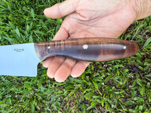 Load image into Gallery viewer, Santoku_Curly Koa wood handle (A)