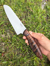 Load image into Gallery viewer, Santoku_Curly Koa wood handle