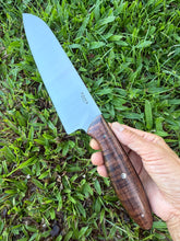 Load image into Gallery viewer, Santoku_Curly Koa wood handle (B)