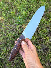 Load image into Gallery viewer, Santoku_Curly Koa wood handle (B)
