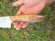 Load image into Gallery viewer, Santoku_Curly Koa wood handle (White Koa)