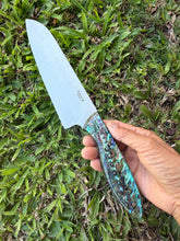 Load image into Gallery viewer, Santoku_Paua handle