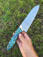 Load image into Gallery viewer, Santoku_Paua handle