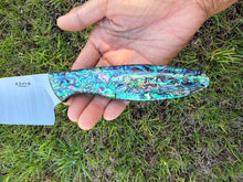 Load image into Gallery viewer, Santoku_Paua handle