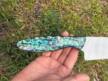 Load image into Gallery viewer, Santoku_Paua handle