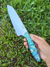 Load image into Gallery viewer, Santoku_Paua handle (A)