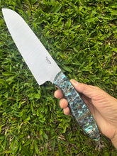 Load image into Gallery viewer, Santoku_Paua handle