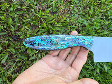 Load image into Gallery viewer, Santoku_Paua handle (C)