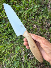 Load image into Gallery viewer, Santoku_White Koa wood handle