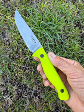 Load image into Gallery viewer, Sketto_G10 handle with Kydex seath (Neon Yerrow)