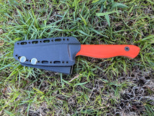 Load image into Gallery viewer, Sketto_G10 handle with Kydex seath (Orange)