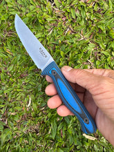 Load image into Gallery viewer, Sketto_G10 handle with Kydex seath (Blue & Black)