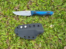 Load image into Gallery viewer, Sketto_G10 handle with Kydex seath (Blue & Black)