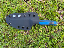 Load image into Gallery viewer, Sketto_G10 handle with Kydex seath (Blue & Black)