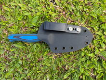 Load image into Gallery viewer, Sketto_G10 handle with Kydex seath (Blue & Black)