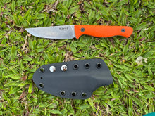 Load image into Gallery viewer, Sketto_G10 handle with Kydex seath (Orange)