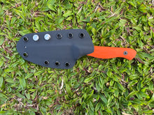 Load image into Gallery viewer, Sketto_G10 handle with Kydex seath (Orange)