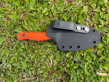 Load image into Gallery viewer, Sketto_G10 handle with Kydex seath (Orange)