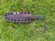 Load image into Gallery viewer, Sketto Lite with Moss Green Paracord (Flat Sheath)