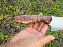 Load image into Gallery viewer, 8"Chef_Curly Koa wood handle
