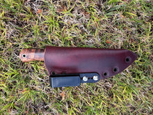 Load image into Gallery viewer, EDC Skinner_Curly Koa wood handle

