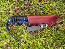 Load image into Gallery viewer, EDC Skinner Lite with Navy Paracord
