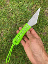 Load image into Gallery viewer, Kiridashi with Lime Green Paracord
