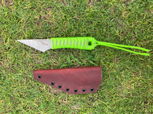 Load image into Gallery viewer, Kiridashi with Lime Green Paracord
