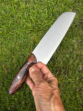 Load image into Gallery viewer, 6&quot; Santoku_Curly Koa wood handle
