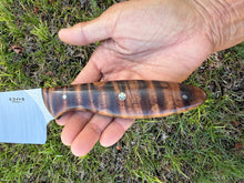 Load image into Gallery viewer, 6" Santoku_Curly Koa wood handle

