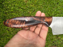 Load image into Gallery viewer, 6&quot; Santoku_Curly Koa wood handle
