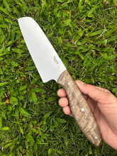 Load image into Gallery viewer, 6" Santoku_Mango wood handle
