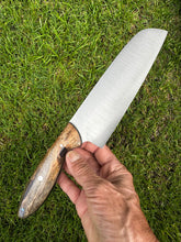 Load image into Gallery viewer, 6&quot; Santoku_Mango wood handle

