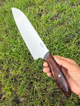 Load image into Gallery viewer, Santoku_Curly Koa wood handle
