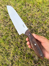 Load image into Gallery viewer, Santoku_Curly Koa wood handle
