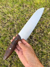 Load image into Gallery viewer, Santoku_Curly Koa wood handle
