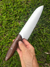 Load image into Gallery viewer, Santoku_Curly Koa wood handle
