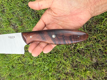 Load image into Gallery viewer, Santoku_Curly Koa wood handle
