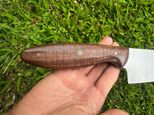 Load image into Gallery viewer, Santoku_Curly Koa wood handle
